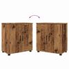 vidaXL Bathroom Furniture Set 5 pcs Old Wood Engineered wood & Metal