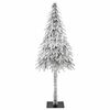 vidaXL Christmas Tree with 150 LEDs White 150 cm PE and Steel