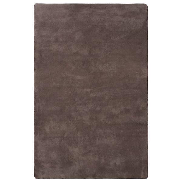 vidaXL Teddy Rug Taupe 230x160 cm