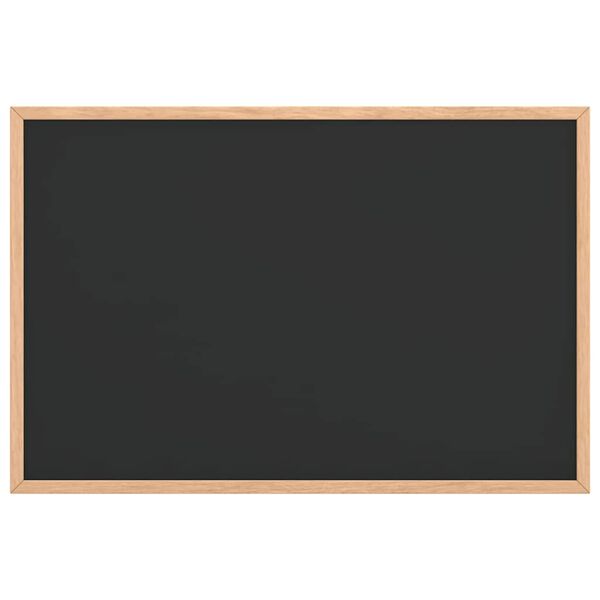 vidaXL Chalkboard with Solid Pine Wood Frame Black 60x40 cm