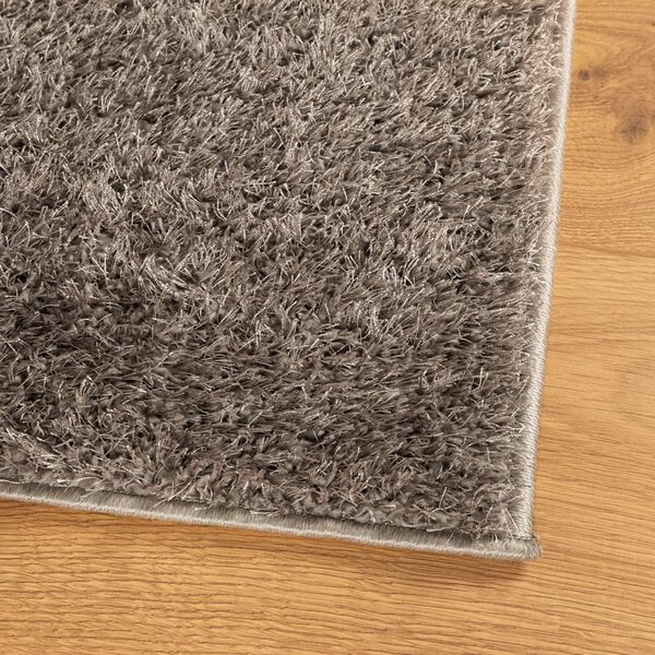 vidaXL Rug ISTAN High Pile Shiny Look Grey 100x200 cm