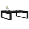 vidaXL Coffee Table Black Oak 100 x 100 x 35 cm Engineered Wood
