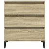 vidaXL Sideboard Sonoma Oak 60x35x70 cm Engineered Wood