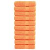 vidaXL Premium Hand Towels SOLUND 10 pcs Orange 50x100 cm 600 gsm