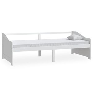 vidaXL 3-Seater Day Bed without Mattress White 90x200cm