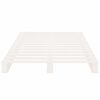 vidaXL Bed Frame without Mattress White 90x190 cm Single Solid Wood Pine Single