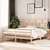 vidaXL Bed Frame without Mattress Solid Wood Super King Size