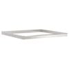 vidaXL Snail Fences 20 pcs 100 x 3.5 x 25 cm Stainless Steel Silver