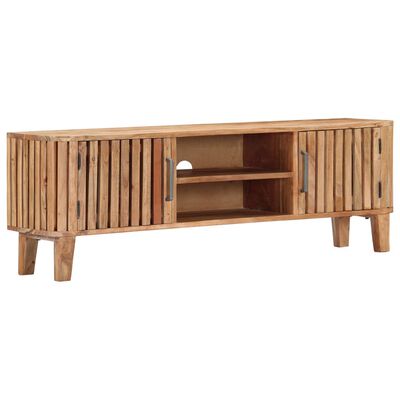 vidaXL TV Cabinet 130x30x45 cm Solid Acacia Wood
