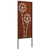 vidaXL Garden Privacy Screen Rusty 50 x 140 cm Weathering Steel