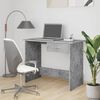 vidaXL Desk Concrete Grey 100x50x76 cm Engineered Wood