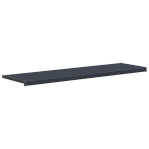 vidaXL Window Sill Anthracite with wood grain 140 x 45 x 4.5 cm PVC