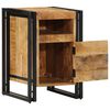 vidaXL Bedside Cabinet 40x40x59 cm Solid Rough Wood Mango