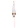 vidaXL Balinese Parasol Cream 215 x 215 x 260 cm Cotton and Wood
