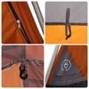 vidaXL Family Tent Dome 8-Person Grey and Orange Quick Release