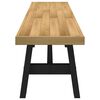 vidaXL Dining Bench NOAIN A-Shaped Legs 180x40x45 cm Solid Wood Pine