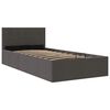 vidaXL Hydraulic Storage Bed Frame without Mattress Dark Grey 90x200cm