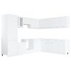 vidaXL 14 Piece Kitchen Cabinet Set Lyon White Engineered Wood