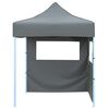 vidaXL Party Tent Folding Anthracite 200 x 200 x 315 cm Oxford Fabric
