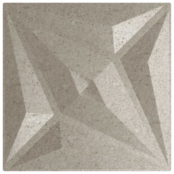 vidaXL Wall Panels Star 48 pcs Star Beton 50 x 50 cm XPS Foam