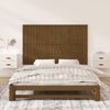 vidaXL Wall Headboard Honey Brown 147x3x90 cm Solid Wood Pine