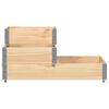 vidaXL 3-Tier Raised Bed 120x80 cm Solid Wood Pine