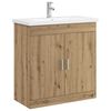 vidaXL Bathroom Furniture Set Artisan Oak 81 x 40 x 84.5 cm