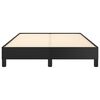 vidaXL Bed Frame without Mattress Black 120x190 cm Small Double Faux Leather