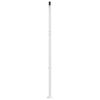 vidaXL Awning Post Set White 450x245 cm Iron