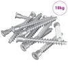 vidaXL Confirmat Screws 2100 pcs Silver Metal