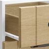 vidaXL Kitchen Base Cabinet Lucca Sonoma Oak Engineered Wood