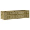 vidaXL Garden Planter 180x50x50 cm Impregnated Wood Pine