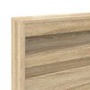 vidaXL Bookcase Bed Sonoma oak 160 x 200 cm Engineered wood