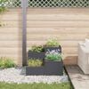 vidaXL Garden Planter Anthracite 100 x 100 x 60 cm Steel