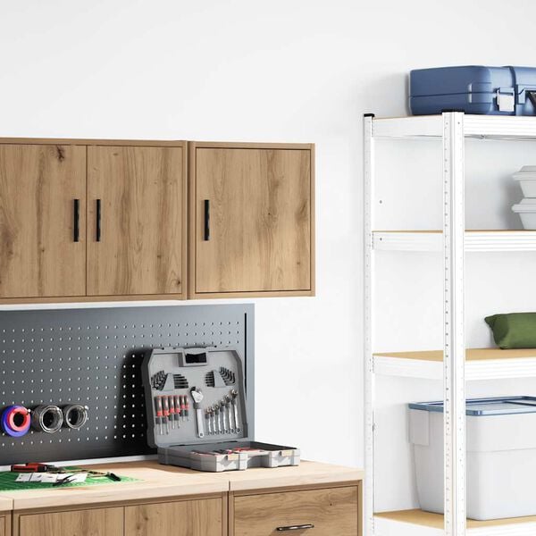 vidaXL Garage Wall Cabinet Artisan Oak Engineered Wood