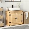 vidaXL Bathroom Sink Cabinet Corona 73x33x60 cm Solid Wood Pine