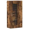 vidaXL Wooden Cabinet Smoked Oak Engineered Wood