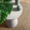 vidaXL Rug ZIZUR Beige &Oslash; 200 cm Jute Look Indoor and Outdoor