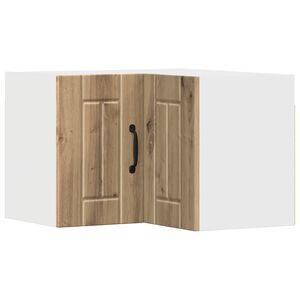 vidaXL Wall Corner Cabinet LUCCA Artisan Oak 57 x 57 x 40 cm