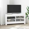 vidaXL Corner TV Cabinet White 102 x 40.5 x 45 cm Engineered Wood