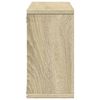 vidaXL Wall Cabinet 100x16x30 cm Sonoma Oak Engineered Wood