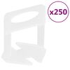 vidaXL Tile Levelling Clips 250 pcs 3 mm