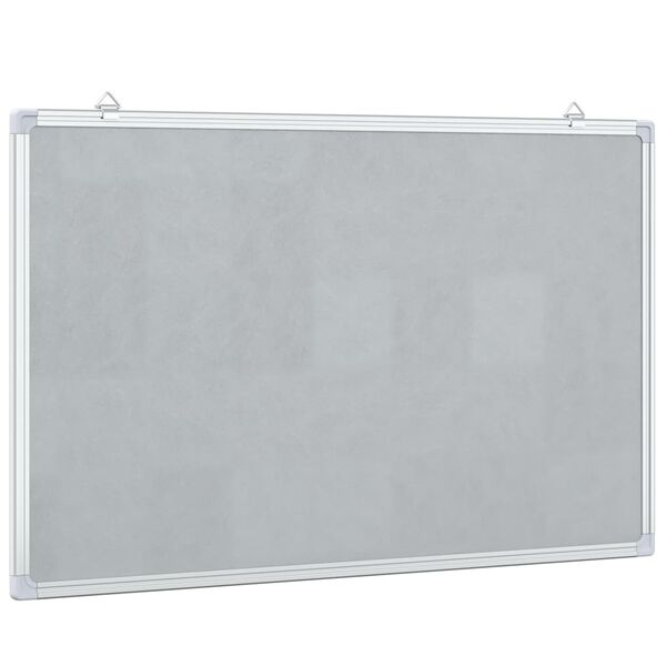 vidaXL Magnetic Whiteboard 100x60x1.7 cm Aluminium