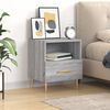vidaXL Bedside Cabinet Grey Sonoma 40x35x47.5 cm Engineered Wood