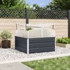 vidaXL Planter Anthracite 100 x 100 x 77 cm Galvanised Steel
