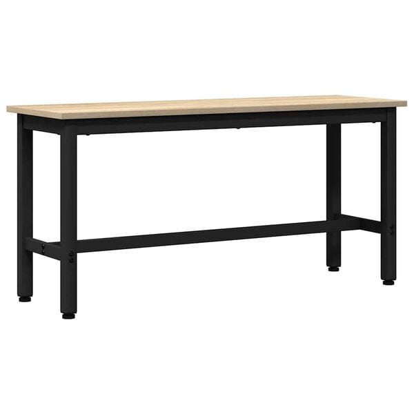 vidaXL Dining Bench Sonoma Oak 100 x 32.5 x 48.5 cm