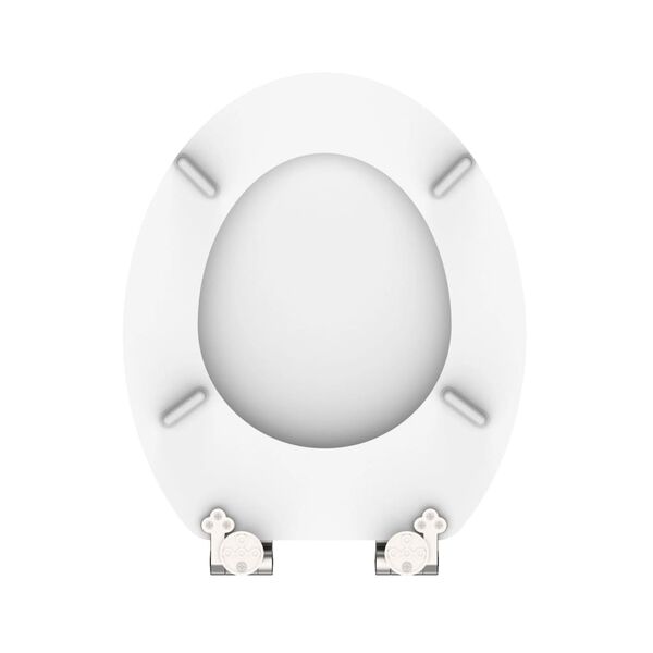 SCHÜTTE Toilet Seat WHITE Wood Core