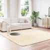 vidaXL Shaggy Rug High Pile NAVARRA Cream 240x240 cm Polyester
