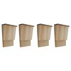 vidaXL Bat Houses 4 pcs 22x12x34 cm Wood