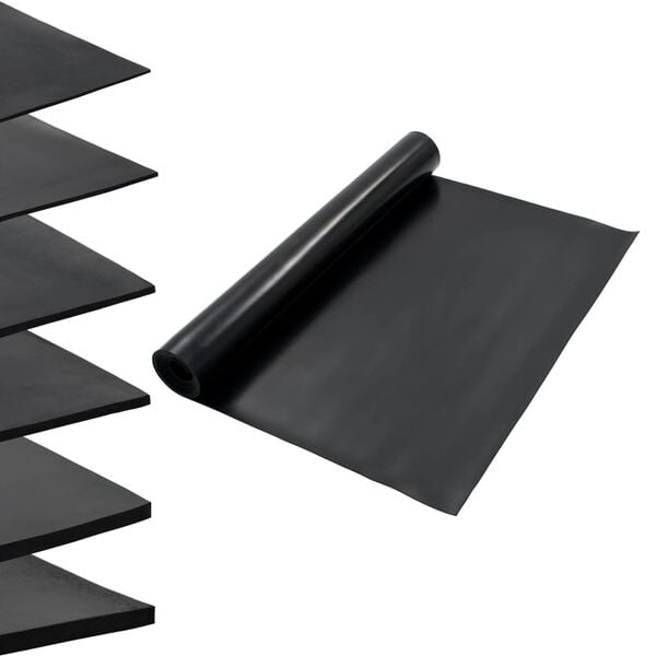 vidaXL Floor Mat Anti-Slip Rubber 1.2x5 m 3 mm Smooth